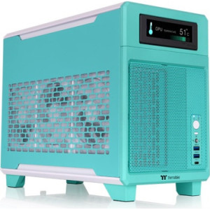 Thermaltake TR100 Mini Tower Azul menta