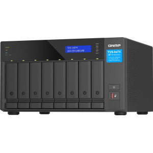 QNAP TVS-h874X NAS Tower Intel® Core™ i9 64 GB DDR4 0 TB QuTS hero Preto