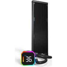 Montech HyperFlow Digital 360 Processador Refrigerador líquido all-in-one 12 cm Preto 1 unidade(s)