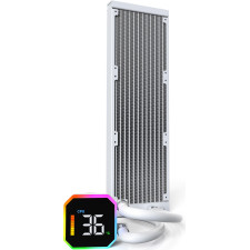 Montech HyperFlow Digital 360 Processador Refrigerador líquido all-in-one 12 cm Branco 1 unidade(s)