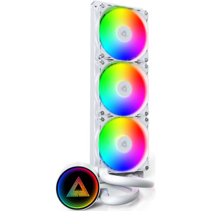 Montech LightFlow ARGB 360 Processador Refrigerador líquido all-in-one 12 cm Branco 1 unidade(s)