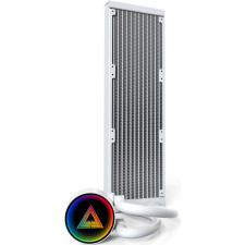 Montech LightFlow ARGB 360 Processador Refrigerador líquido all-in-one 12 cm Branco 1 unidade(s)