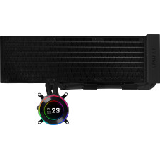 Lian Li GA II Hydroshift II LCD-C 360N Caixa de computador Refrigerador líquido all-in-one Preto