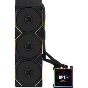 Lian Li HydroShift II LCD-S 360 TL Processador Kit de arrefecimento líquido 12 cm Preto 1 unidade(s)