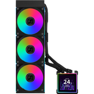 Lian Li HydroShift II LCD-S 360 CL Processador Kit de arrefecimento líquido 12 cm Preto 1 unidade(s)