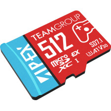 Team Group 512GB Apex SD7.1 MicroSDXC Express Card, Nintendo Switch 2 Ready, 800MB s UHS