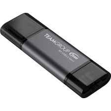 Team Group X1 USB 3.2 Gen1 unidade de memória USB 64 GB USB Type-A   USB Type-C 3.2 Gen 1 (3.1 Gen 1) Preto, Cinzento