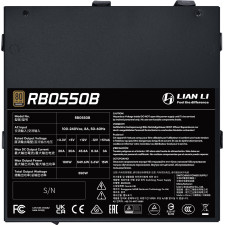 Lian Li RB0550B.B fonte de alimentação 550 W 24-pin ATX ATX Preto