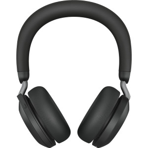 Jabra Evolve2 75 Auscultadores Sem fios Fita de cabeça Escritório Call center Bluetooth Suporte de carregamento Preto