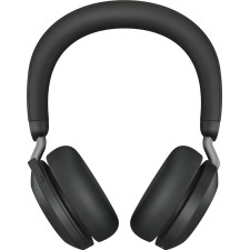Jabra Evolve2 75 Auscultadores Sem fios Fita de cabeça Escritório Call center Bluetooth Suporte de carregamento Preto