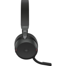 Jabra Evolve2 75 Auscultadores Sem fios Fita de cabeça Escritório Call center Bluetooth Suporte de carregamento Preto