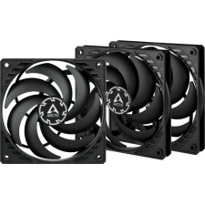 ARCTIC P12 Slim PWM PST Caixa de computador Ventoinha 12 cm Preto 3 unidade(s)
