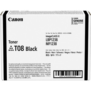 Canon T08 BLACK toner 1 unidade(s) Original Preto