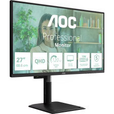 AOC Q27P4U monitor de ecrã 68,6 cm (27") 2560 x 1440 pixels Wide Quad HD Preto