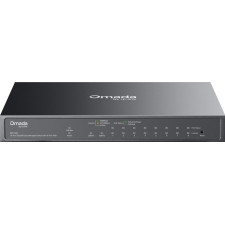 TP-Link Omada ES210GP switch de rede Gerido L2 Gigabit Ethernet (10 100 1000) Power over Ethernet (PoE) DIN rail Preto