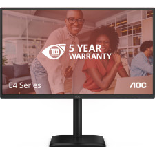 AOC E4 Q27E4CV monitor de ecrã 68,6 cm (27") 2560 x 1440 pixels Quad HD LED Preto