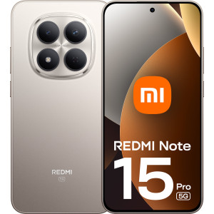 Xiaomi Redmi Note 15 Pro 5G 17,4 cm (6.83") 8 GB 256 GB 6580 mAh Titânio