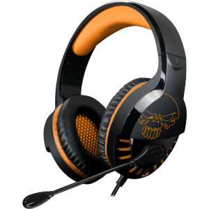 Spirit of Gamer PRO-H3 Auscultadores Com fios Fita de cabeça Jogos Preto, Laranja