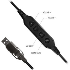 Spirit of Gamer ELITE-H10 Auscultadores Com fios Fita de cabeça Jogos USB Type-A Preto
