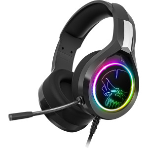 Spirit of Gamer PRO-H8 Auscultadores Com fios Fita de cabeça Jogos USB Type-A Preto