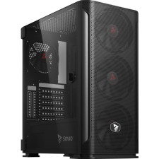 Savio SHADOW X2 caixa para computador Midi Tower Preto