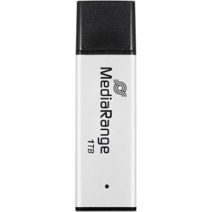 MediaRange MR1905-1 unidade de memória USB 1 TB USB Type-A 3.2 Gen 1 (3.1 Gen 1) Preto, Prateado