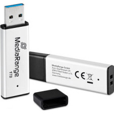 MediaRange MR1905-1 unidade de memória USB 1 TB USB Type-A 3.2 Gen 1 (3.1 Gen 1) Preto, Prateado