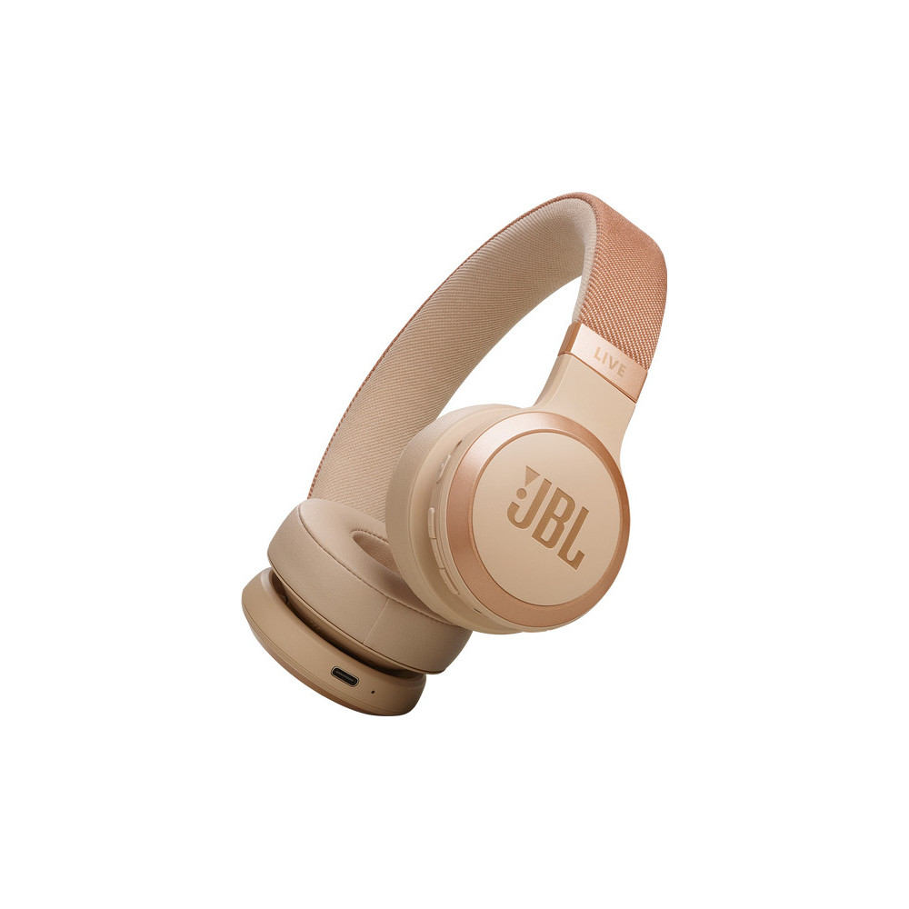 JBL Live 670NC Auscultadores Sem fios Fita de cabeça Chamadas Música Bluetooth Areia JBL Live 670NC Auscultadores Sem fios Fita de cabeça Chamadas Música Bluetooth Areia