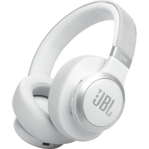 JBL Live 770NC Auscultadores Sem fios Fita de cabeça Chamadas Música Bluetooth Branco