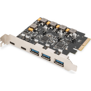 Digitus DS-30222 placa adaptador de interface Interno USB 3.2 Gen 2 (3.1 Gen 2), USB Type-C