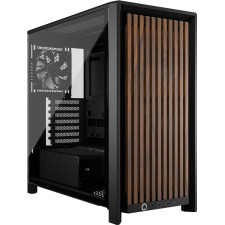 Corsair FRAME 4000D WOOD RS Midi Tower Preto, Madeira