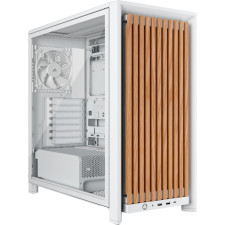 Corsair FRAME 4000D WOOD RS Midi Tower Madeira, Branco