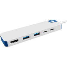 Targus HyperDrive Com fios USB 3.2 Gen 1 (3.1 Gen 1) Type-C Branco