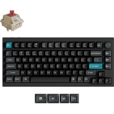 Keychron Q1U-M1-PT teclado Casa RF Wireless + Bluetooth Preto
