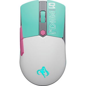 ASUS TUF Gaming Mini Wireless Mouse Hatsune Miku Edition rato Jogos Mão direita RF Wireless + Bluetooth + USB Type-A Ótico 1200