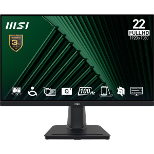 MSI Pro MP225V monitor de ecrã 54,5 cm (21.4") 1920 x 1080 pixels Full HD LCD Preto