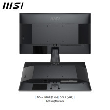 MSI Pro MP225V monitor de ecrã 54,5 cm (21.4") 1920 x 1080 pixels Full HD LCD Preto
