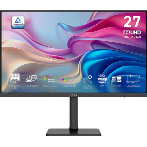 MSI MODERN MD272UPHGDE monitor de ecrã 68,6 cm (27") 3840 x 2160 pixels 4K Ultra HD Preto