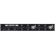 ATEN Comutador KVMP de 2 portas USB 4K HDMI para dois monitores (cabos incluídos)