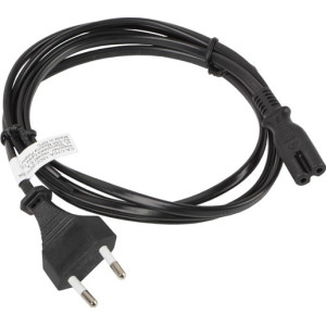Lanberg CA-C7CA-10CC-0018-BK cabo de energia Preto 1,8 m Acoplador C7 CEE7 16