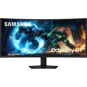 Samsung G75F monitor de ecrã 101,6 cm (40") 5120 x 2160 pixels WUHD LCD Preto