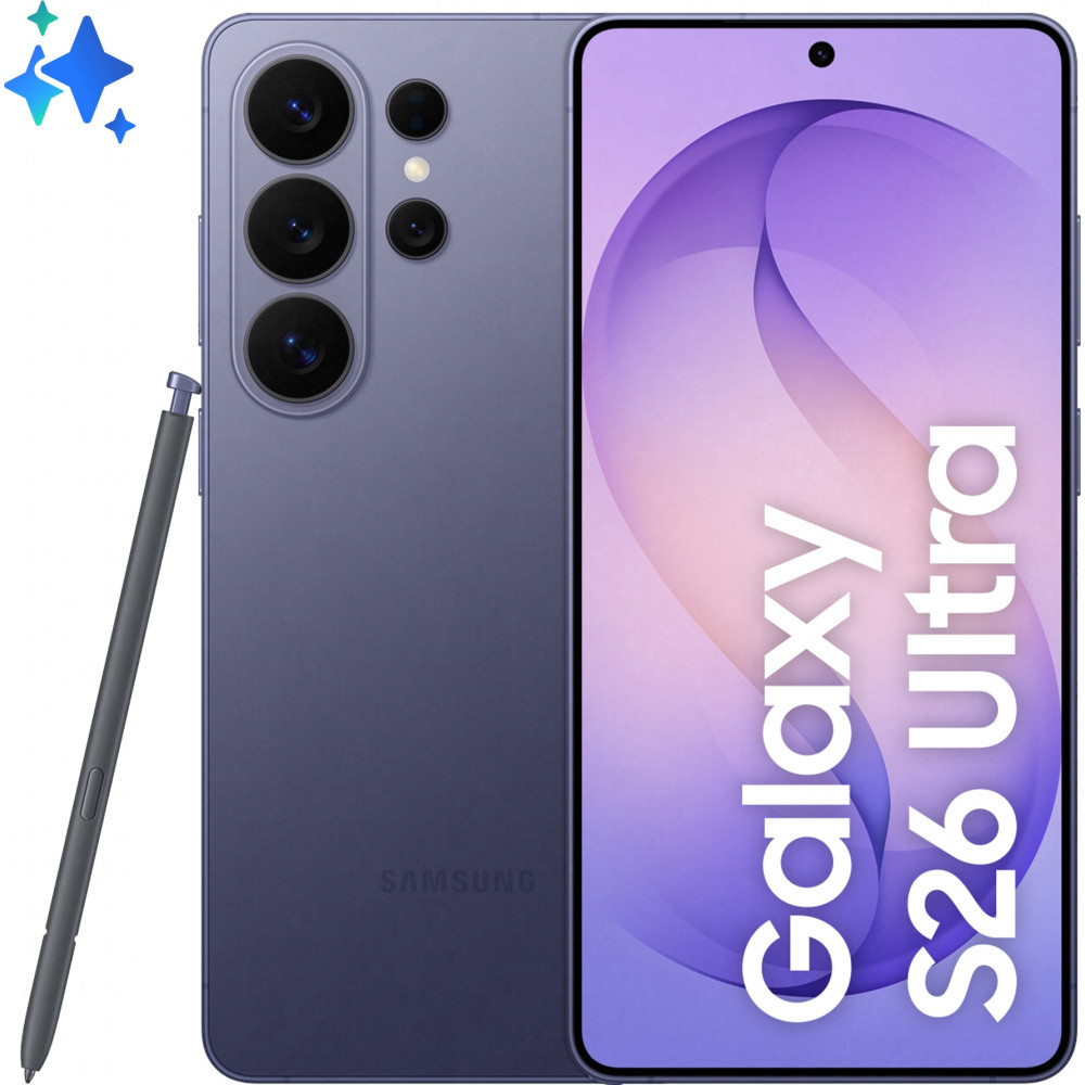 Samsung Galaxy S26 Ultra 17,5 cm (6.9") Dual SIM Android 16.0 5G USB Type-C 12 GB 256 GB 5000 mAh Violeta Samsung Galaxy S26 Ultra 17,5 cm (6.9") Dual SIM Android 16.0 5G USB Type-C 12 GB 256 GB 5000 mAh Violeta
