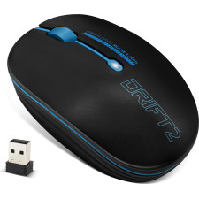 ADVANCE Drift 2 rato Escritório Ambidestro RF Wireless 1600 DPI