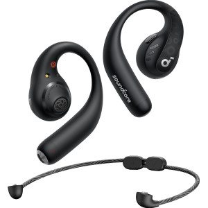 Soundcore AeroFit Pro Auscultadores Sem fios Gancho de orelha Chamadas Música Desporto Dia-a-dia Bluetooth Preto