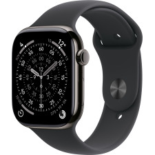 Apple Watch Series 11 OLED 42 mm Digital 374 x 446 pixels Ecrã táctil 5G Titânio Wi-Fi GPS