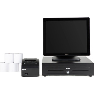 iggual IGG319628pack N100 Tudo em um 43,2 cm (17") 1280 x 1024 pixels Ecrã táctil Preto