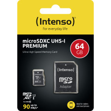 Intenso 3423490 cartão de memória 64 GB MicroSDXC UHS-I Classe 10