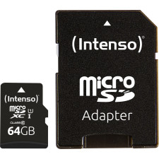 Intenso 3423490 cartão de memória 64 GB MicroSDXC UHS-I Classe 10