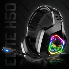 Spirit of Gamer ELITE-H50 DARK EDITION Auscultadores Com fios Fita de cabeça Jogos Preto