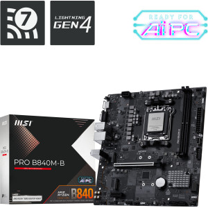MSI PRO B840M-B motherboard AMD B840 Ranhura AM5 micro ATX